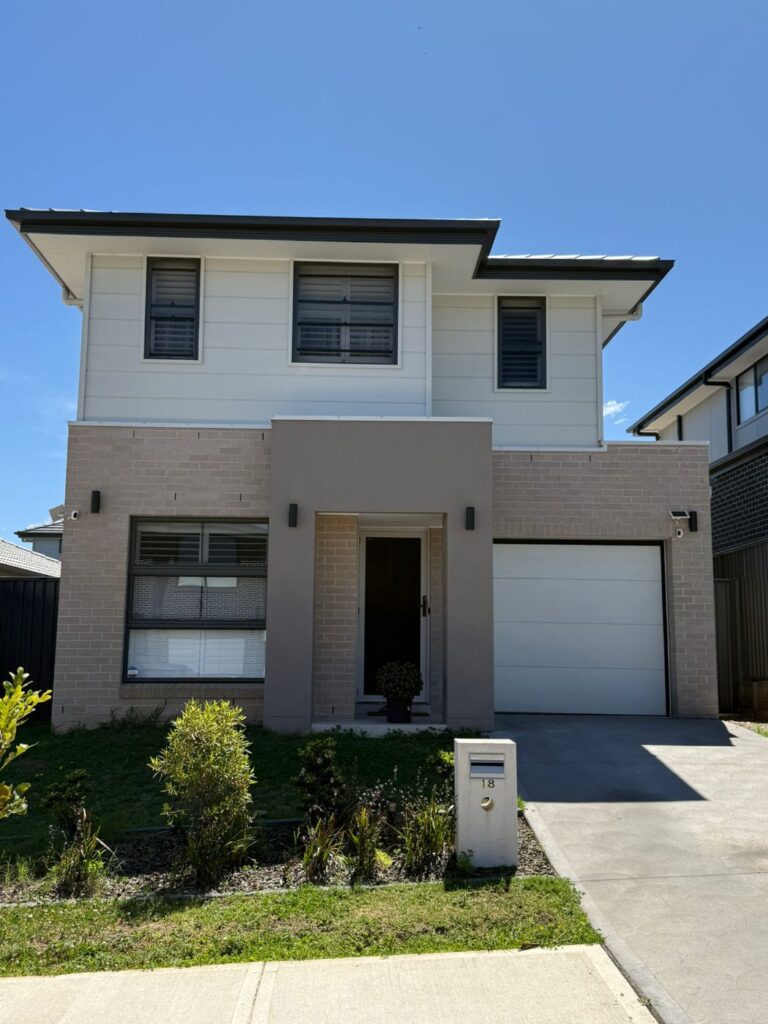 Completed home in Colebee, Sydney, built by Zion Construction & Developments