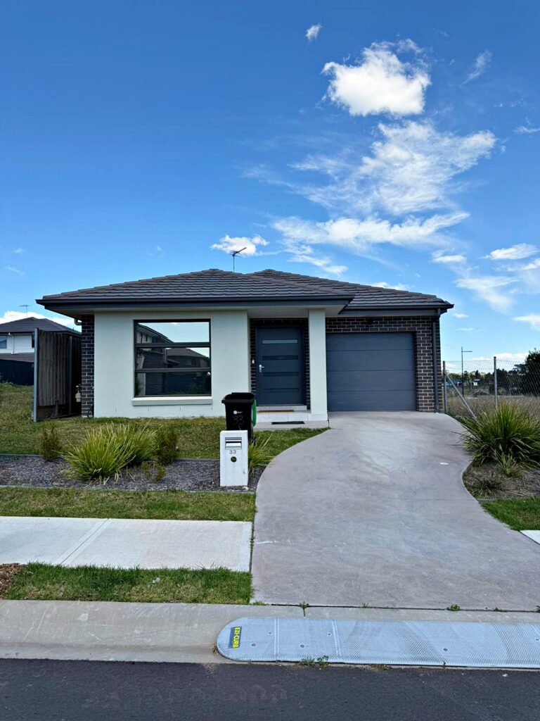 Completed home in Marsden Park, Sydney, built by Zion Construction & Developments