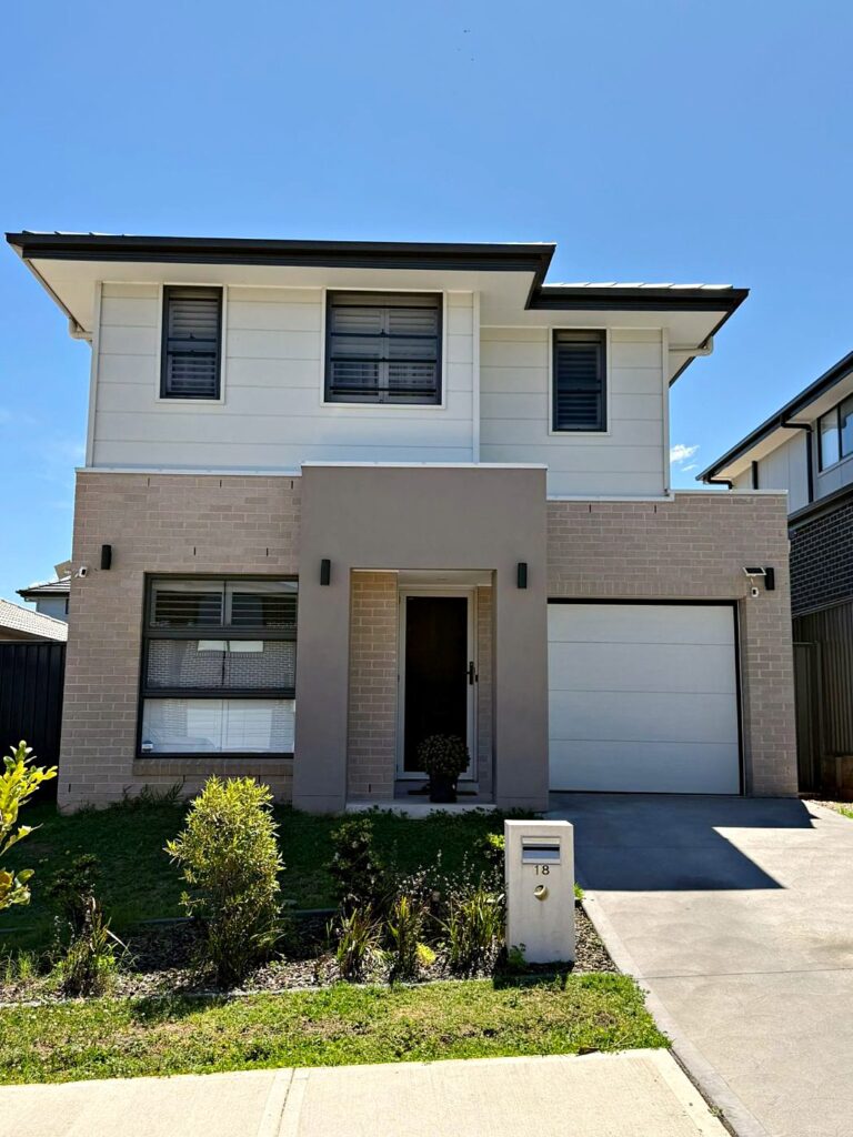 Completed home in Marsden Park, Sydney, built by Zion Construction & Developments