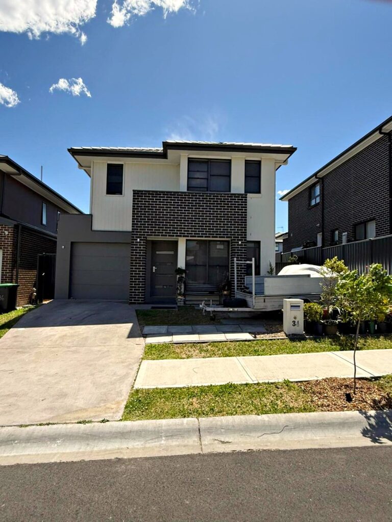 Completed home in Marsden Park, Sydney, built by Zion Construction & Developments