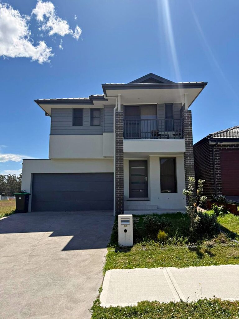 Completed home in Marsden Park, Sydney, built by Zion Construction & Developments