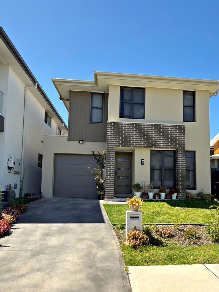 Completed home in Marsden Park, Sydney, built by Zion Construction & Developments